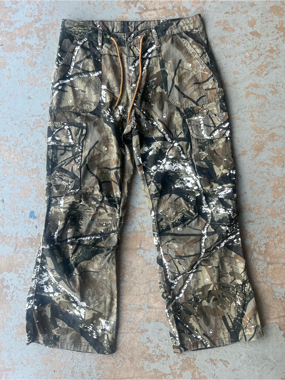 Y2K baggy Camouflage Cargo Pants